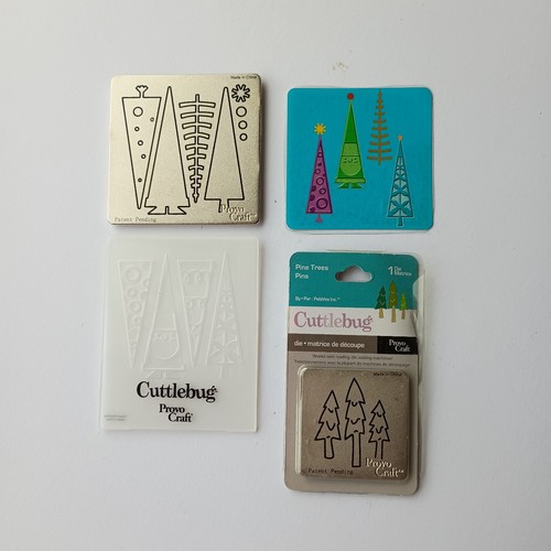 Cuttlebug pine trees - pine,