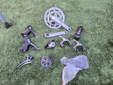 Shimano Sora Tiagra Groupset. Tiagra Double Shifters Crankset Cassette Road Rim