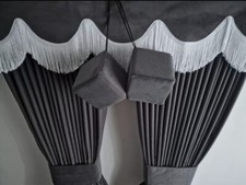 GREY Premium Quality Dutch Style Blackout Curtains SCANIA DAF VOLVO MERC MAN RE
