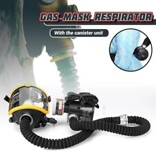 Electric Constant Air Flow Supplied Fed Full/Half Face Gas Mask Breathing System