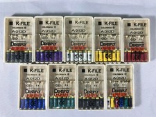 Dentsply Maillefer K-file Endodontic stainless steel 21mm-25mm-31mm All sizes