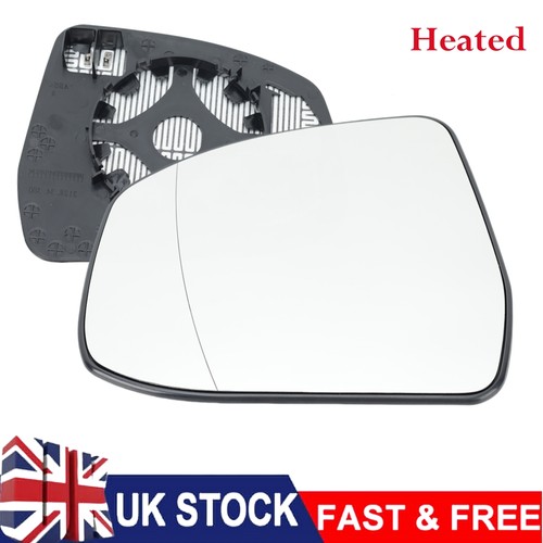 Door wing mirror glass - wing, heated