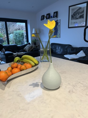 Modern ceramic bud vase - bud,