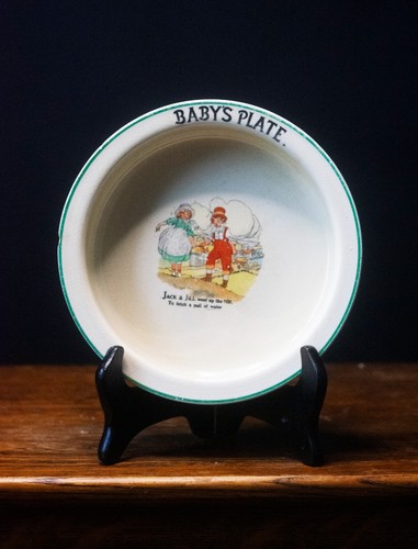 Vintage bovey pottery baby - pottery, baby’s
