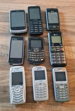 Job Lot 9 x Vintage Mixed Classic Mobile Phones - UNTESTED Spares Repairs