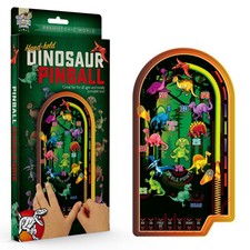 Dinosaur Pinball Kids Toy Fun Games Handheld Retro Spring Arcade No Batteries