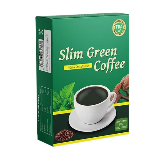Slim green coffee with - green,