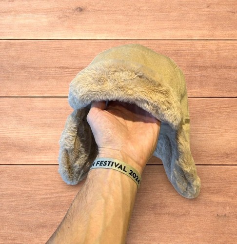 Russian ushanka trapper ear
