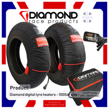 DIAMOND RACE PRODUCTS - DIGITAL TYRE HEATERS / WARMERS TO FIT 1000cc - 120 / 200