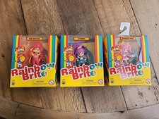Rainbow Brite 40 Years Mini Figures x 3  Stormy - Tickled Pink - Red Butler