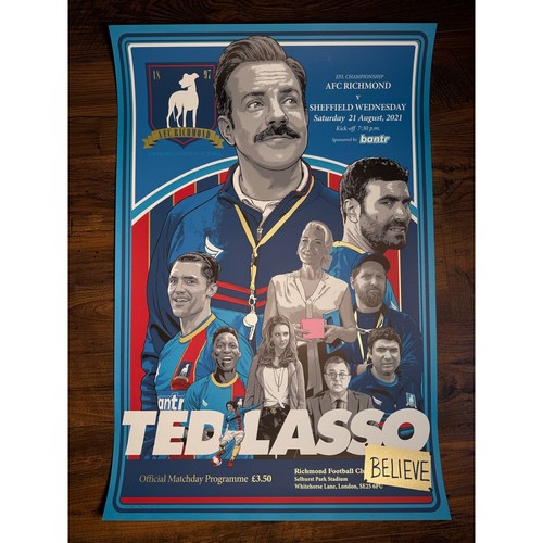 Ted lasso screen print - ted,