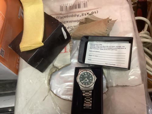 Avia mariner watch rare green - avia,