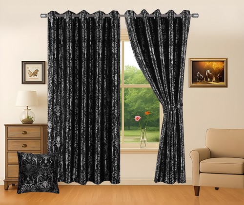 Luxury curtains metallic - curtains,