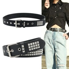 Men Women Punk rivet fashion