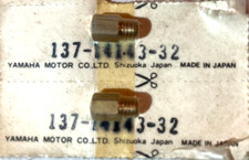 2 Carburetor Main Jets Yamaha CT1 DT1 AT1 DT 100 137-14143-32 NOS