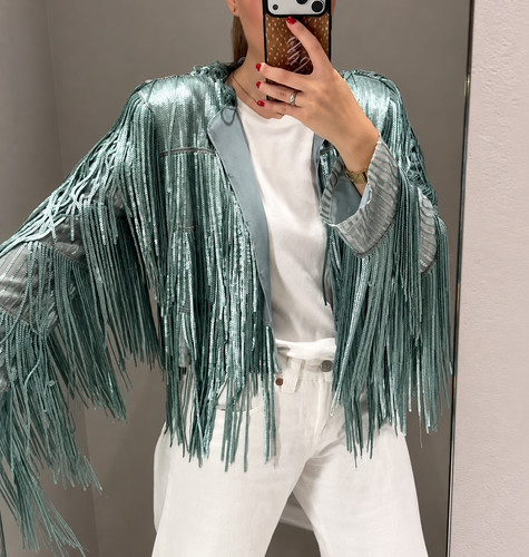 Zara collection fringed - zara, zw