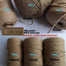 Natural Brown Jute Twine Rope