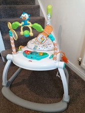 Fisher Price Jumperoo Rainforest Friends Spacesaver activity centre bouncer baby