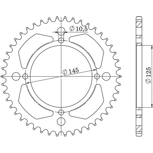 Sunstar steel crown p520 - p520, d45