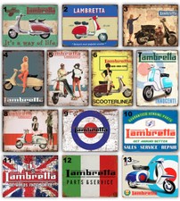 Vintage Style Lambretta Metal