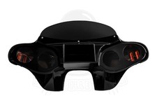 Batwing Fairing Windshield 4 Honda VTX C R S T F 1800 1300 Red Led Painted AB S 