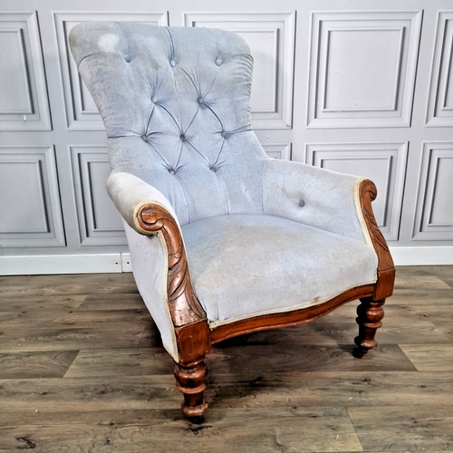 Antique victorian armchair - antique,