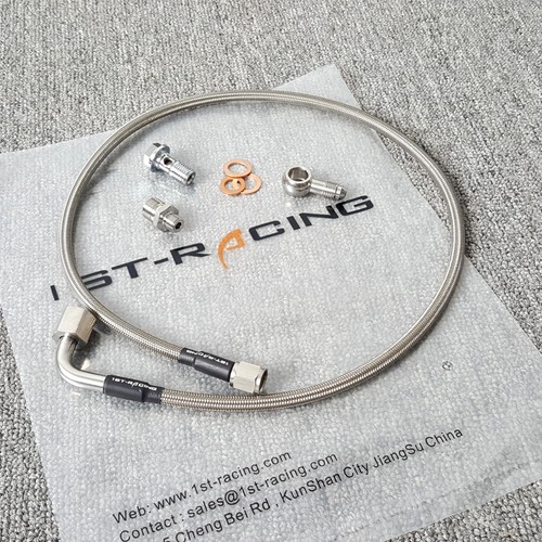 Braided turbo oil feed kits - oil,