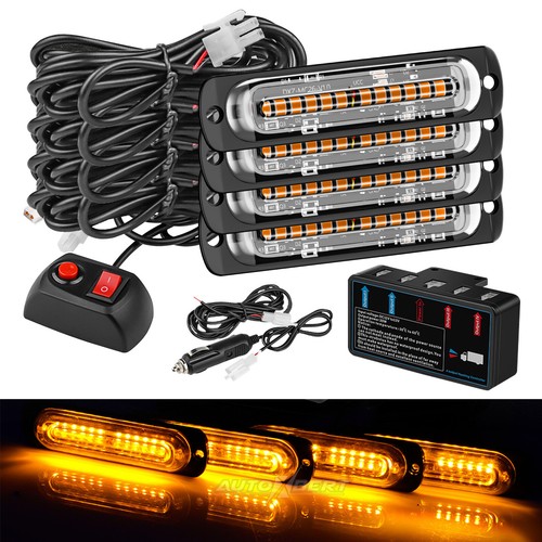 12led 12v amber recovery - 4x,
