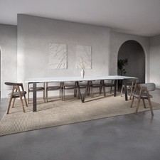 Lungo white marble - effect,, 4
