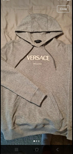 Versace milano grey logo - versace,