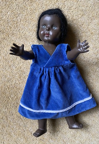 Vintage black doll - doll, in