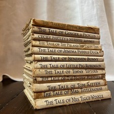 12 Vintage Beatrix Potter Books 1940s 1950s F. Warne & Co Ltd Early Editions