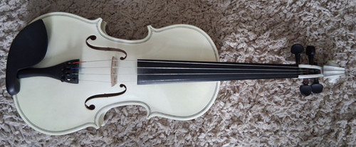 Full size white violin - 4/4, –