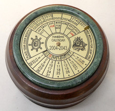 Perpetual Calendar Brass