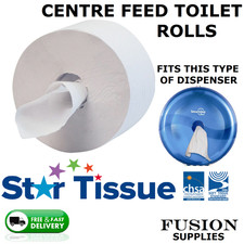 TOILET ROLLS. CENTRE FEED