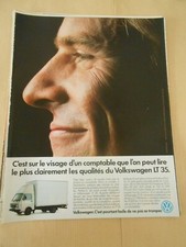 1989 Advert WW Volkswagen LT35