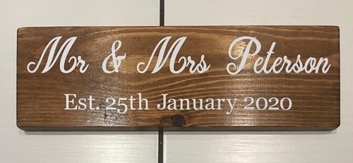 Wedding wooden personalised - wedding,