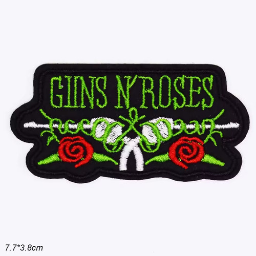 Guns roses band patch - guns, iron
