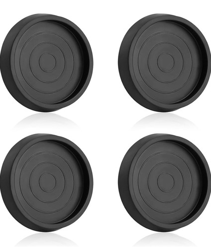 Non slip rubber castor - rubber, cups