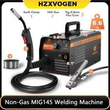 UK 140A MIG Welder Professional No Gas MIG Welding 220V Gasless Mig Mag Welder