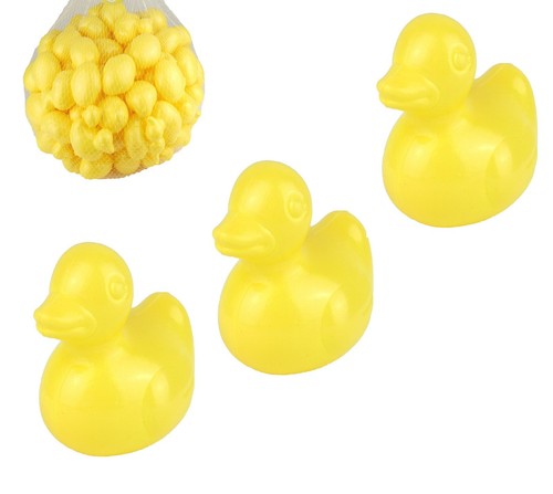 Yellow plastic ducks 7cm - 7cm, duck