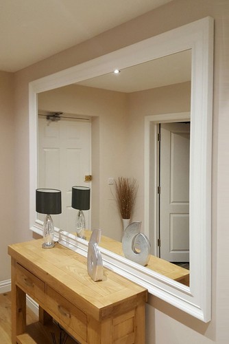 Extra large mirror white - extra,