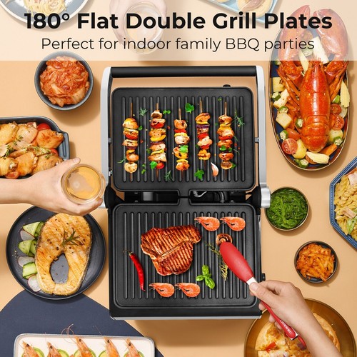 Powered panini press - 3-in-1,