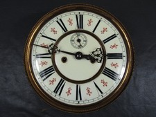Antique Vienna wall clock movement & dial by Regulatorfabrik Germania