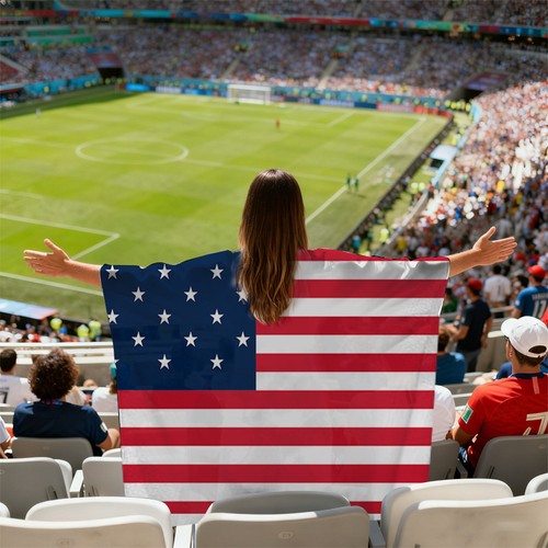 5ft world cup flag - cup,