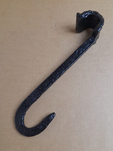 Large antique hand forged iron - large,