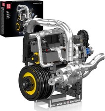 Mould King 10215 V12 Sports Car Engine, Electric Building Blocks Model 739pcs
