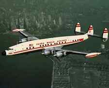 TWA Lockheed CONSTELLATION Propellor Plane Classic Poster Photo 13x19
