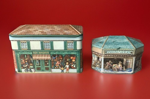 Vintage tins pair ian - tins, pair: