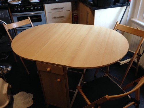 Foldable dining table - , 4